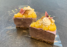 Citron och Blåbärscheesecakebakelse